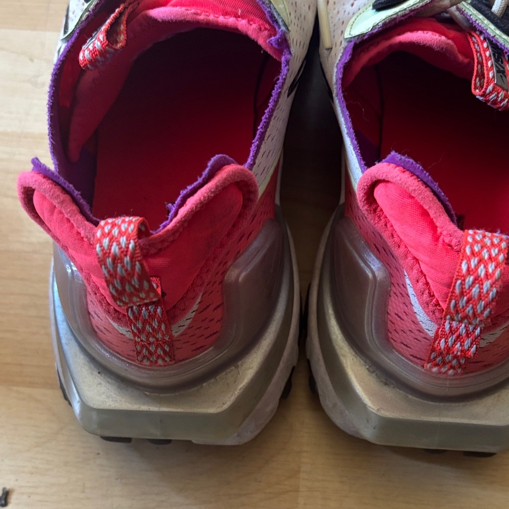 Nike Women's Running Shoes in White, Purple and Coral - Picture 2 of 5